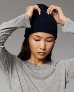 Bonnet A Revers A Petites Cotes