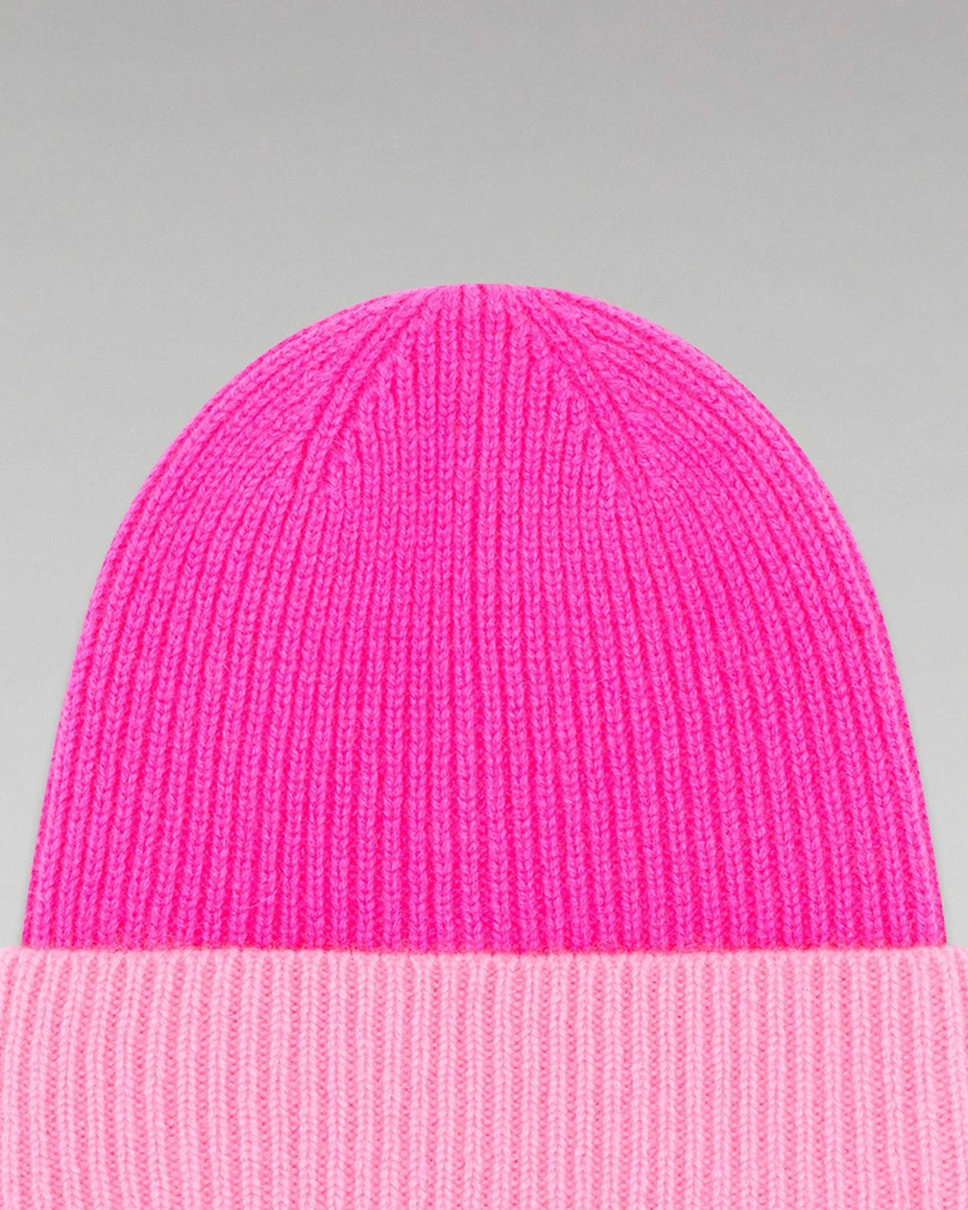 Bonnet A Revers Bicolore