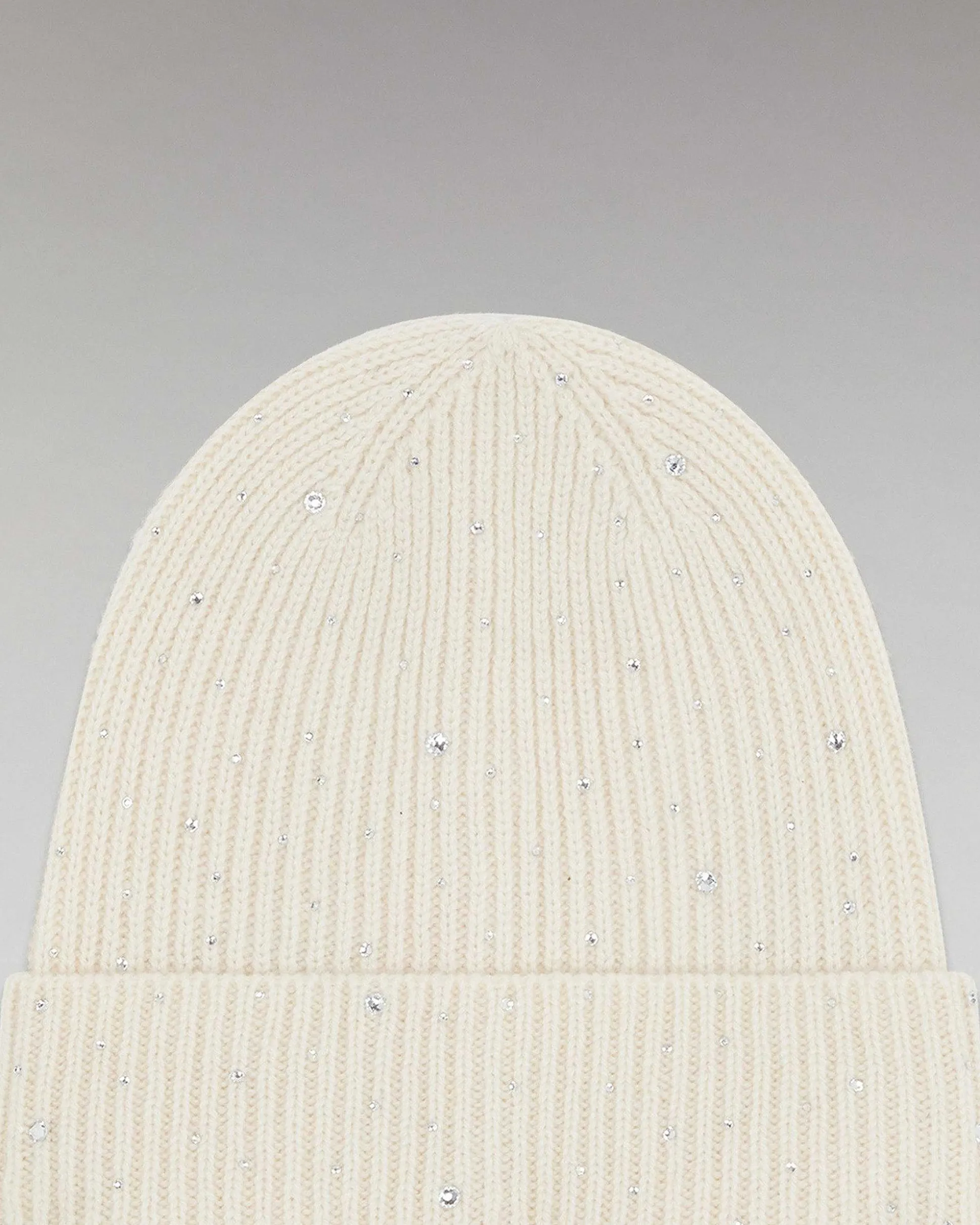 Bonnet A Revers Strass