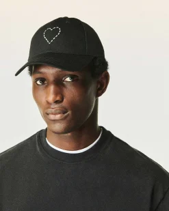 Casquette A Visiere Courbee Coeur