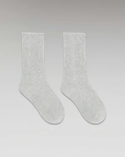 Chaussettes Mi-Hautes A Cotes