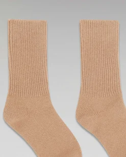 Chaussettes Mi-Hautes A Cotes