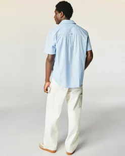 Chemise Manches Courtes Popeline