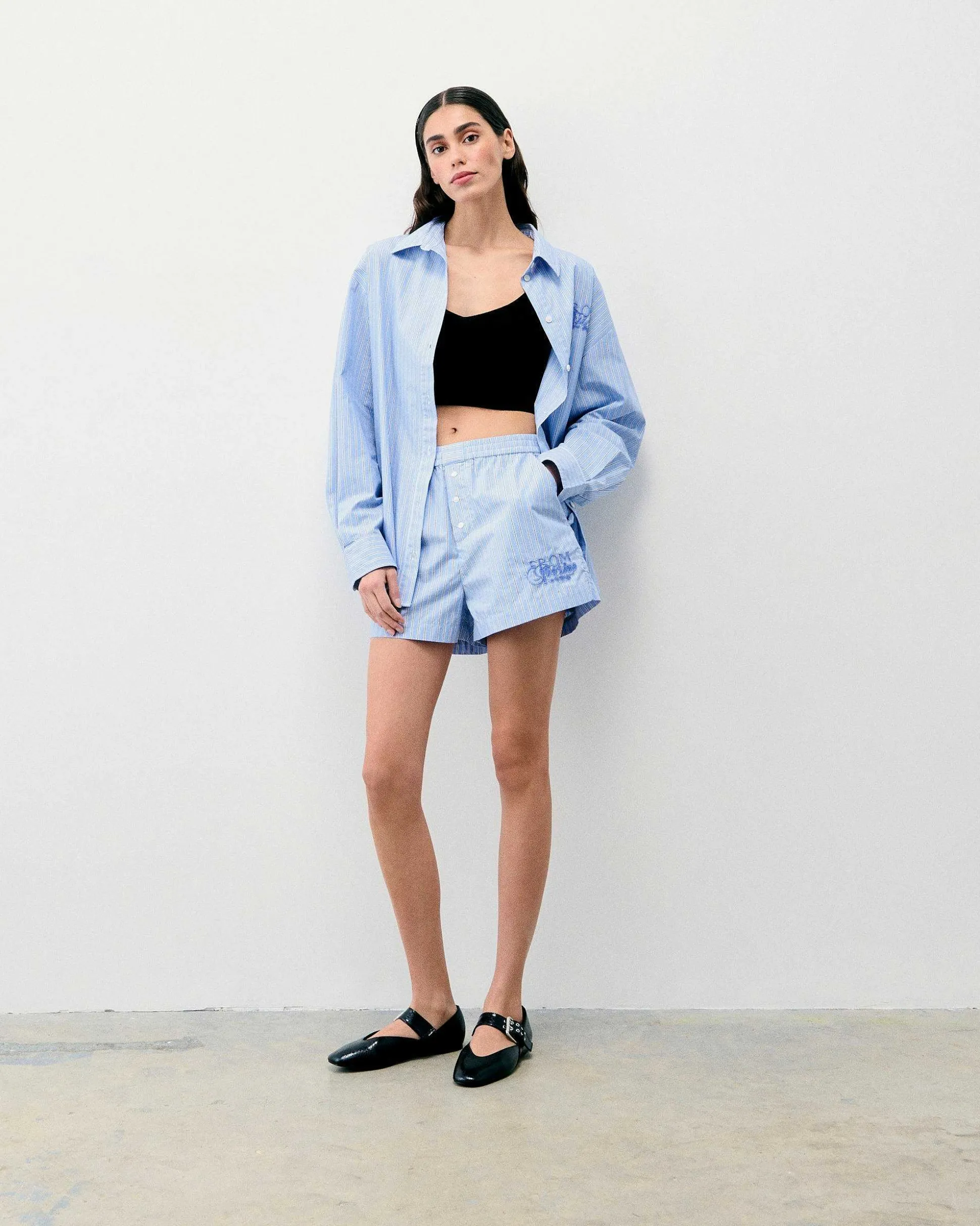 Chemise Manches Longues Popeline