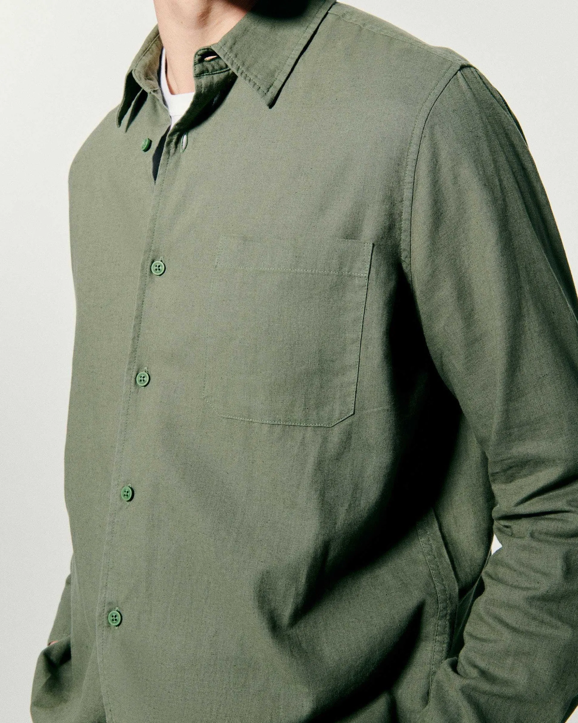 Chemise Manches Longues Popeline