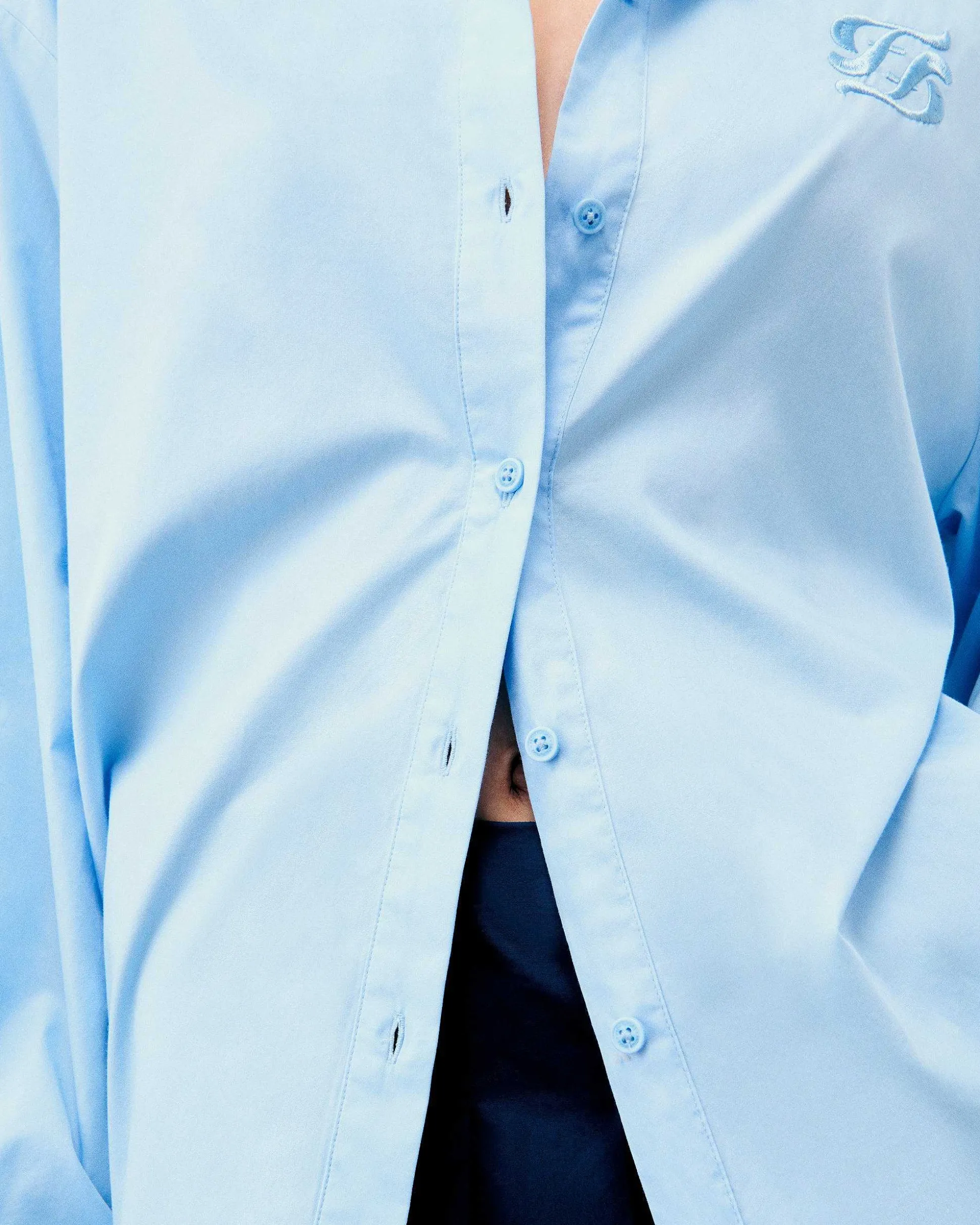 Chemise Manches Longues Popeline