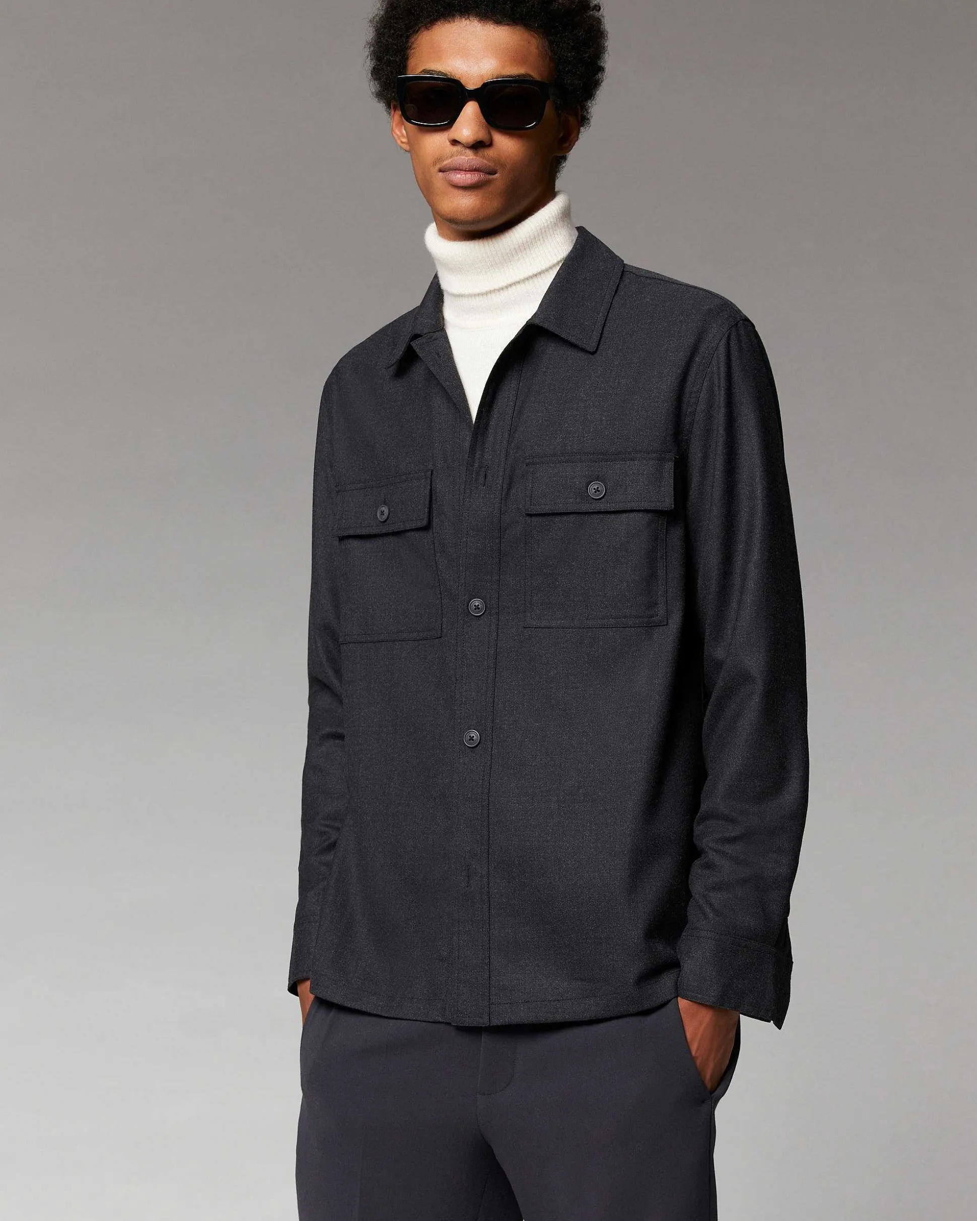 Chemise Regular Poches