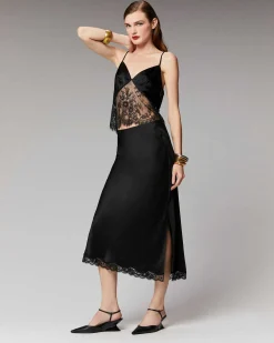 Jupe Mi-Longue Dentelle