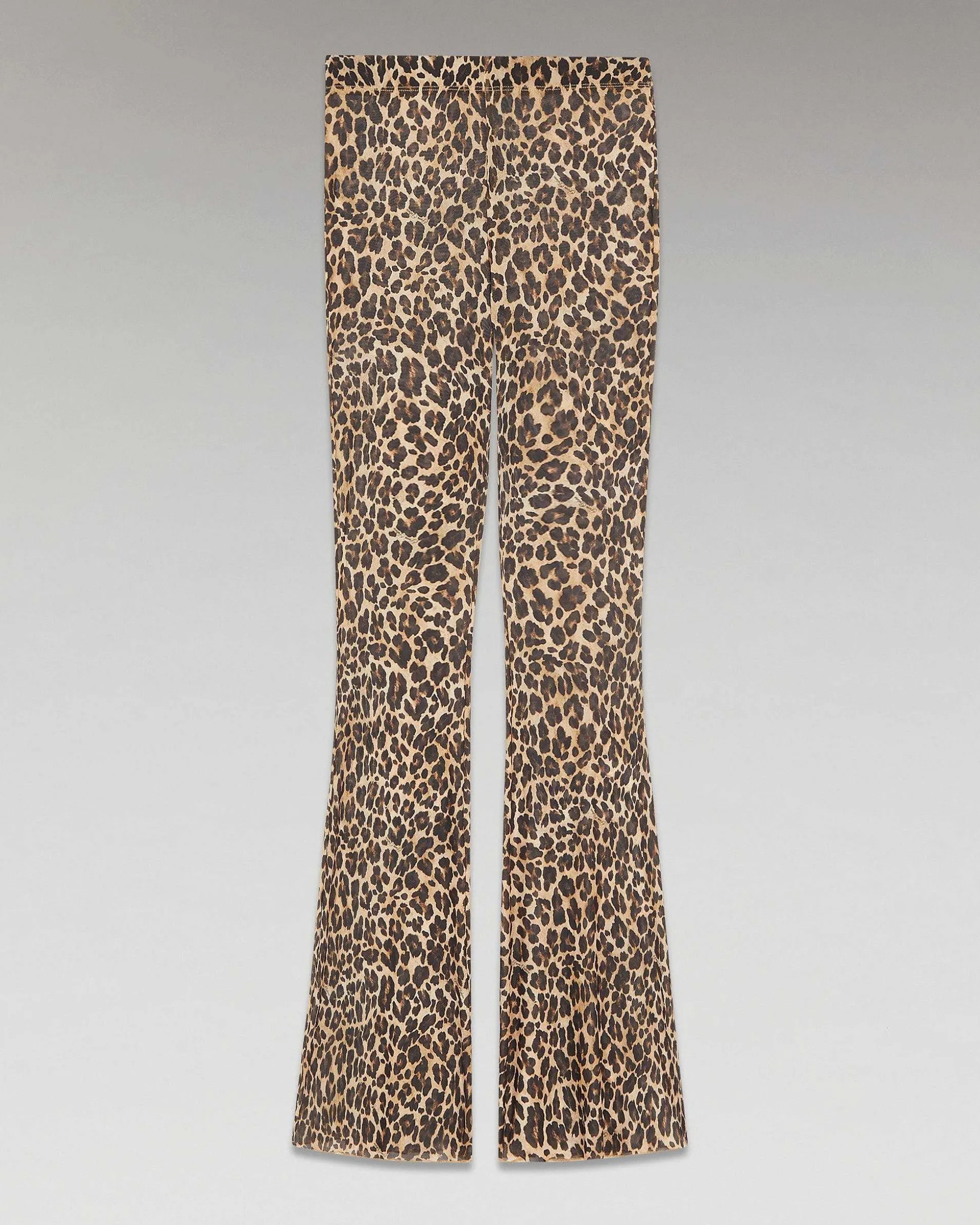 Pantalon Flare Imprime Mesh