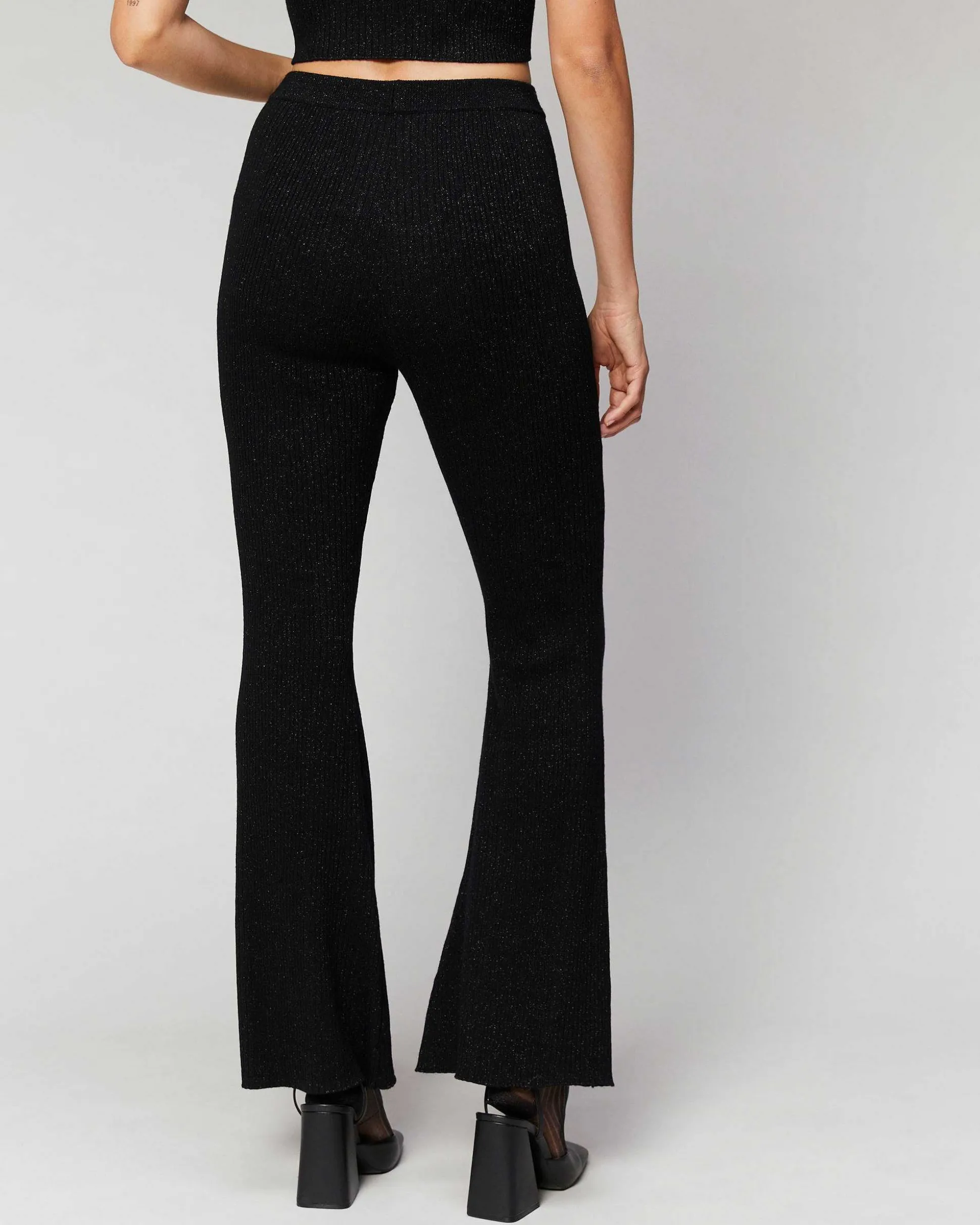 Pantalon Flare Metallise