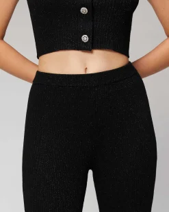 Pantalon Flare Metallise