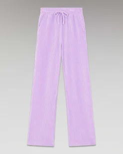 Pantalon Large Velours