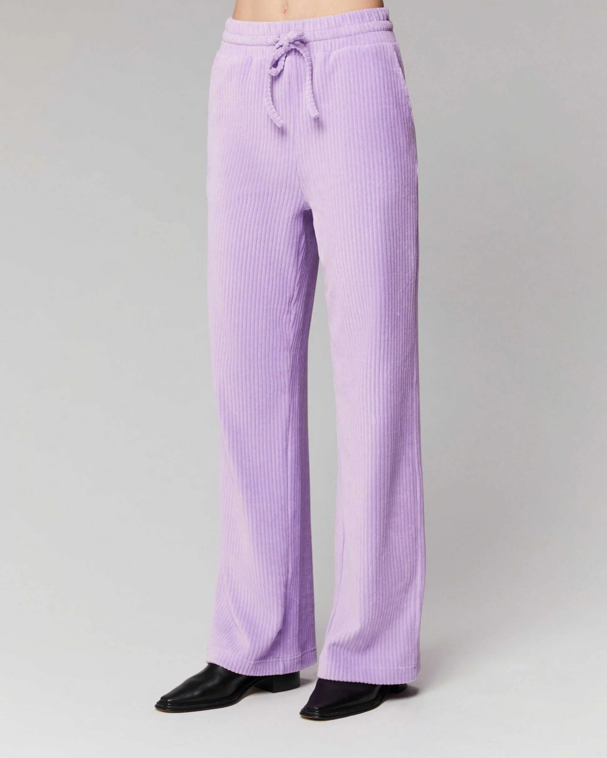 Pantalon Large Velours