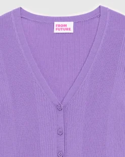 Pull Cardigan A Cotes