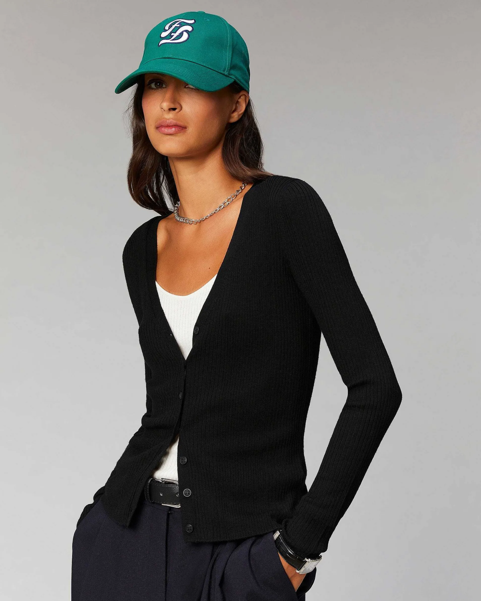 Pull Cardigan A Cotes