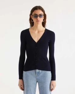 Pull Cardigan A Cotes