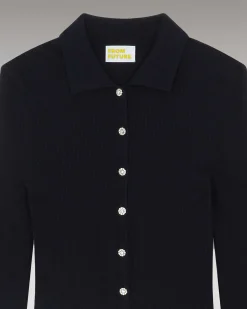 Pull Cardigan Boutons Bijoux