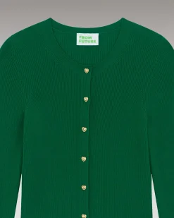 Pull Cardigan Boutons Bijoux