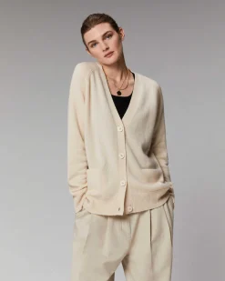 Pull Cardigan Manches Raglan