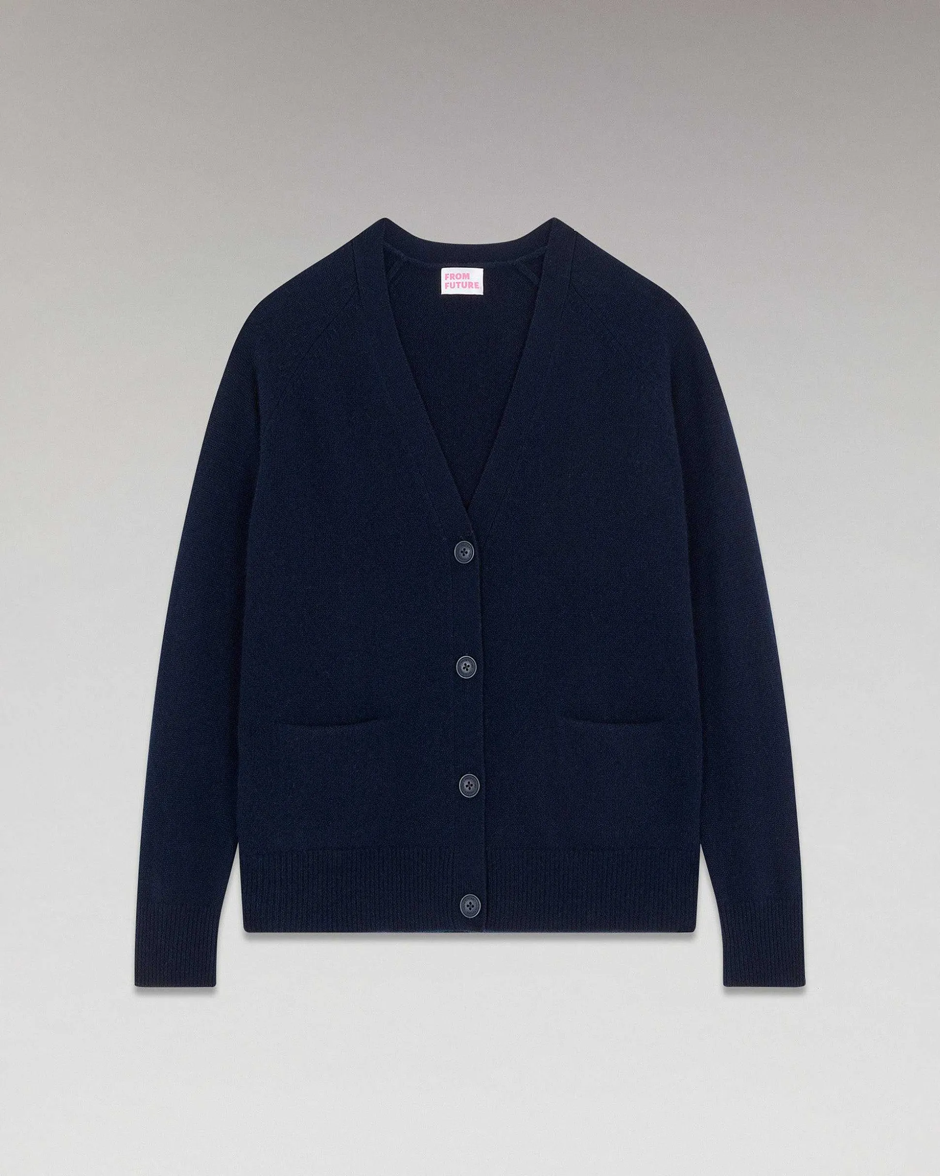 Pull Cardigan Manches Raglan