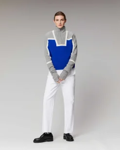 Pull Col Camionneur Bicolore