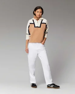 Pull Col Camionneur Bicolore