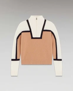 Pull Col Camionneur Bicolore