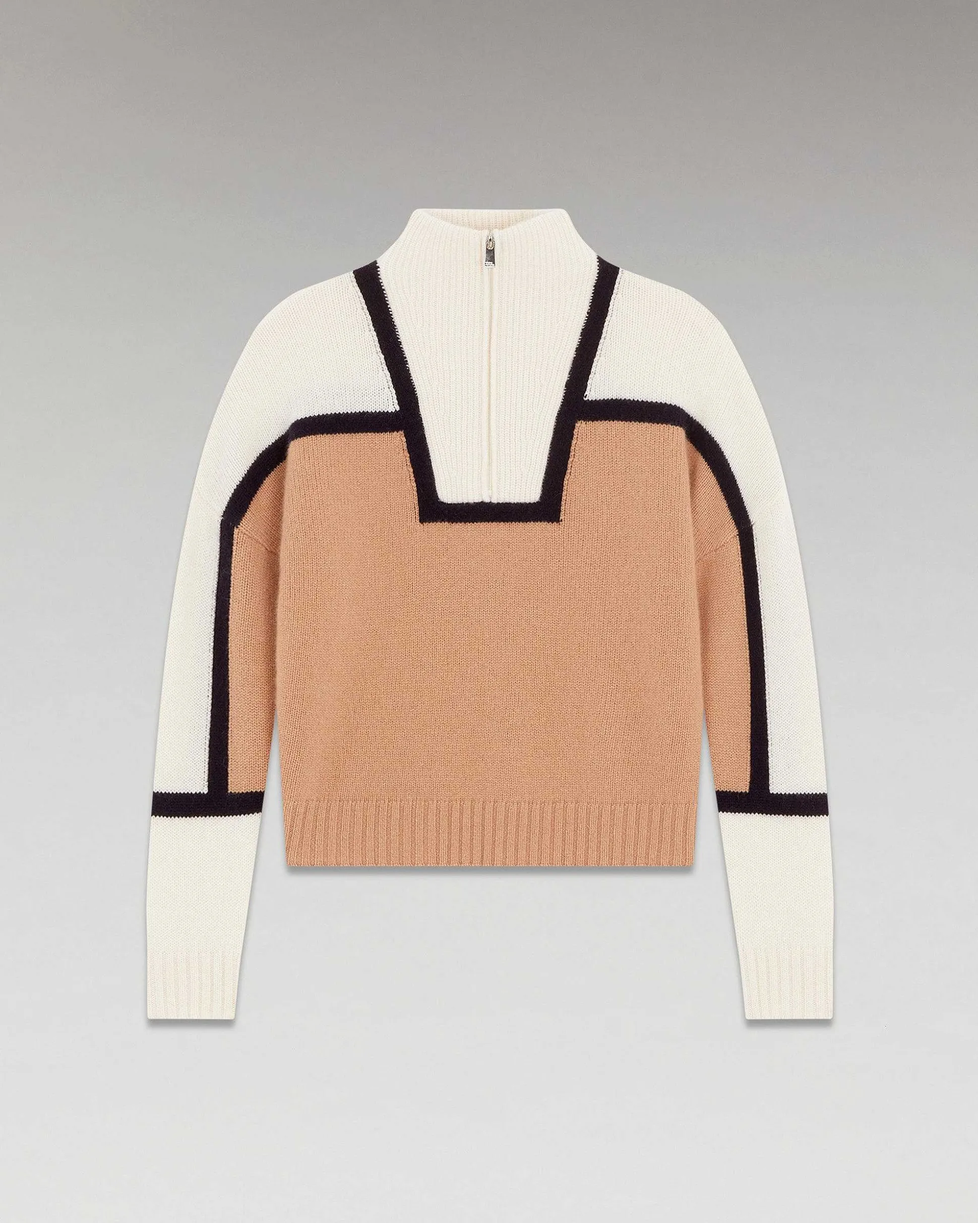 Pull Col Camionneur Bicolore