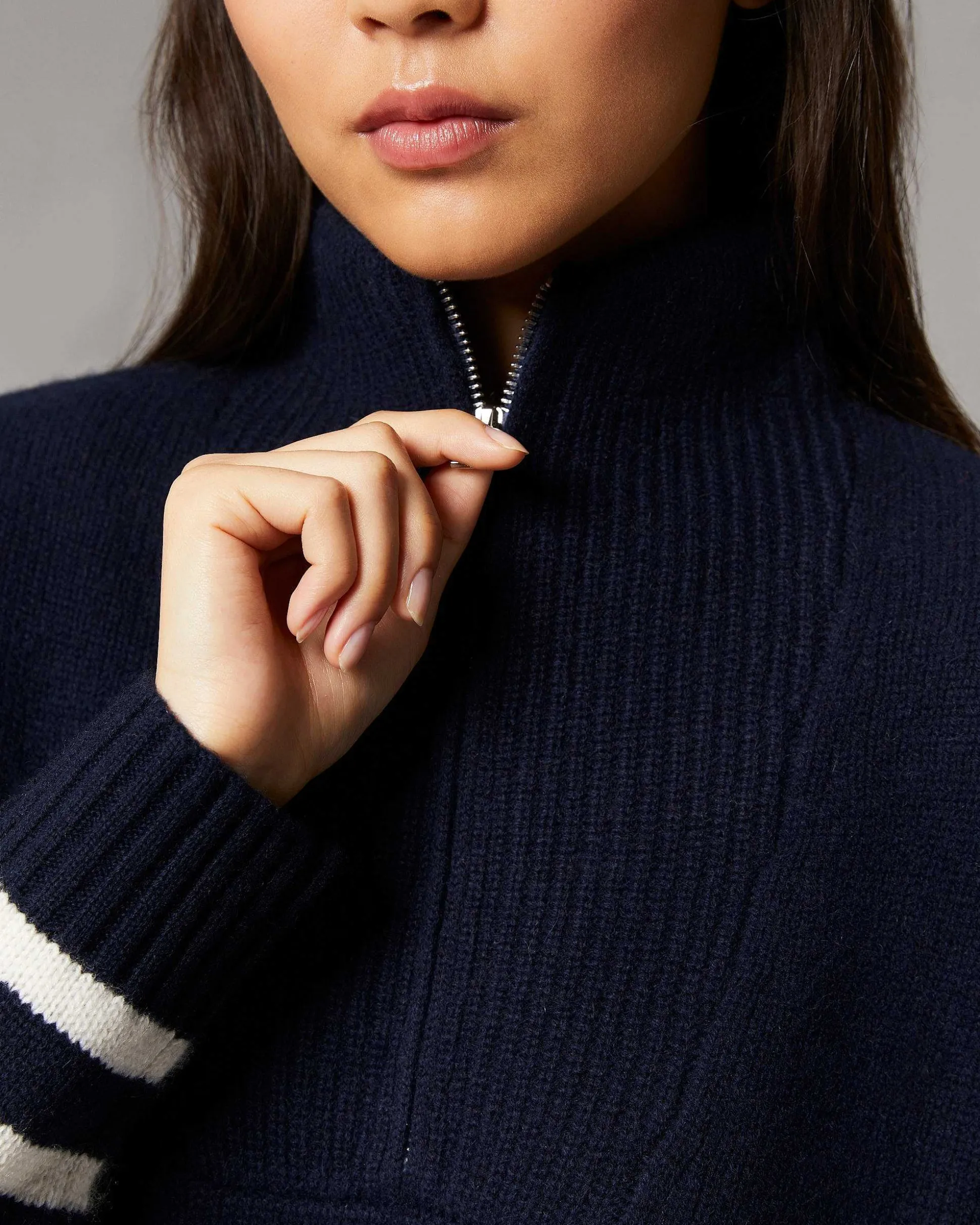 Pull Col Camionneur Mariniere