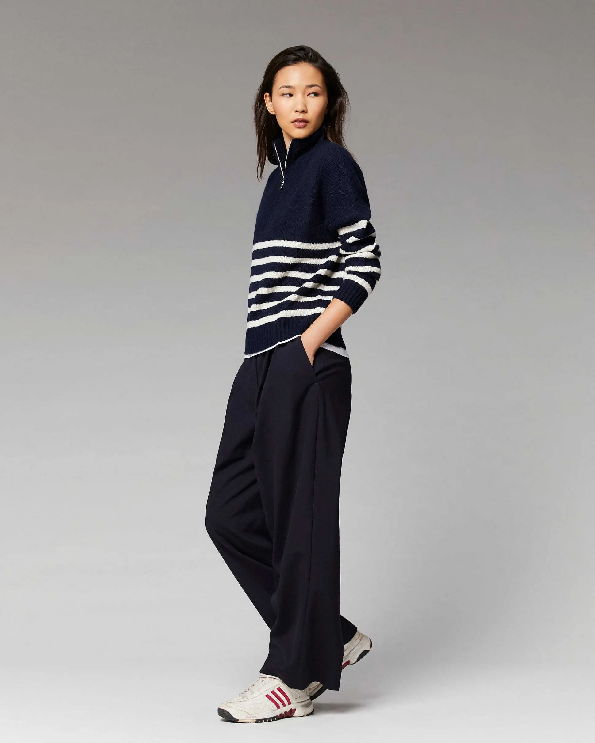 Pull Col Camionneur Mariniere