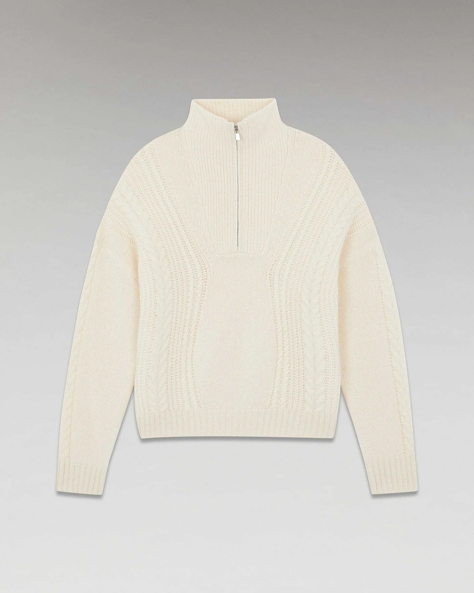 Pull Col Camionneur Torsades