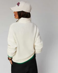 Pull Col Camionneur Torsades