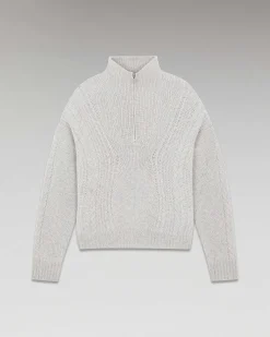 Pull Col Camionneur Torsades