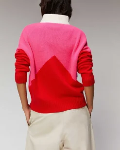 Pull Col Camionneur Tricolore