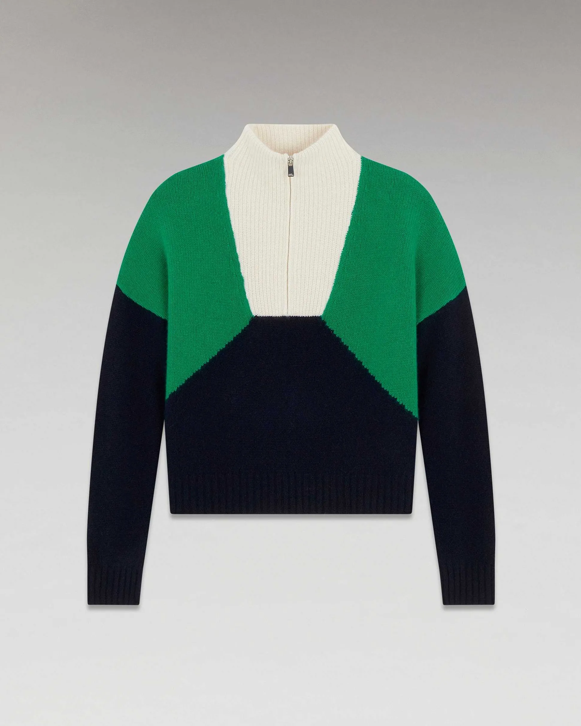 Pull Col Camionneur Tricolore