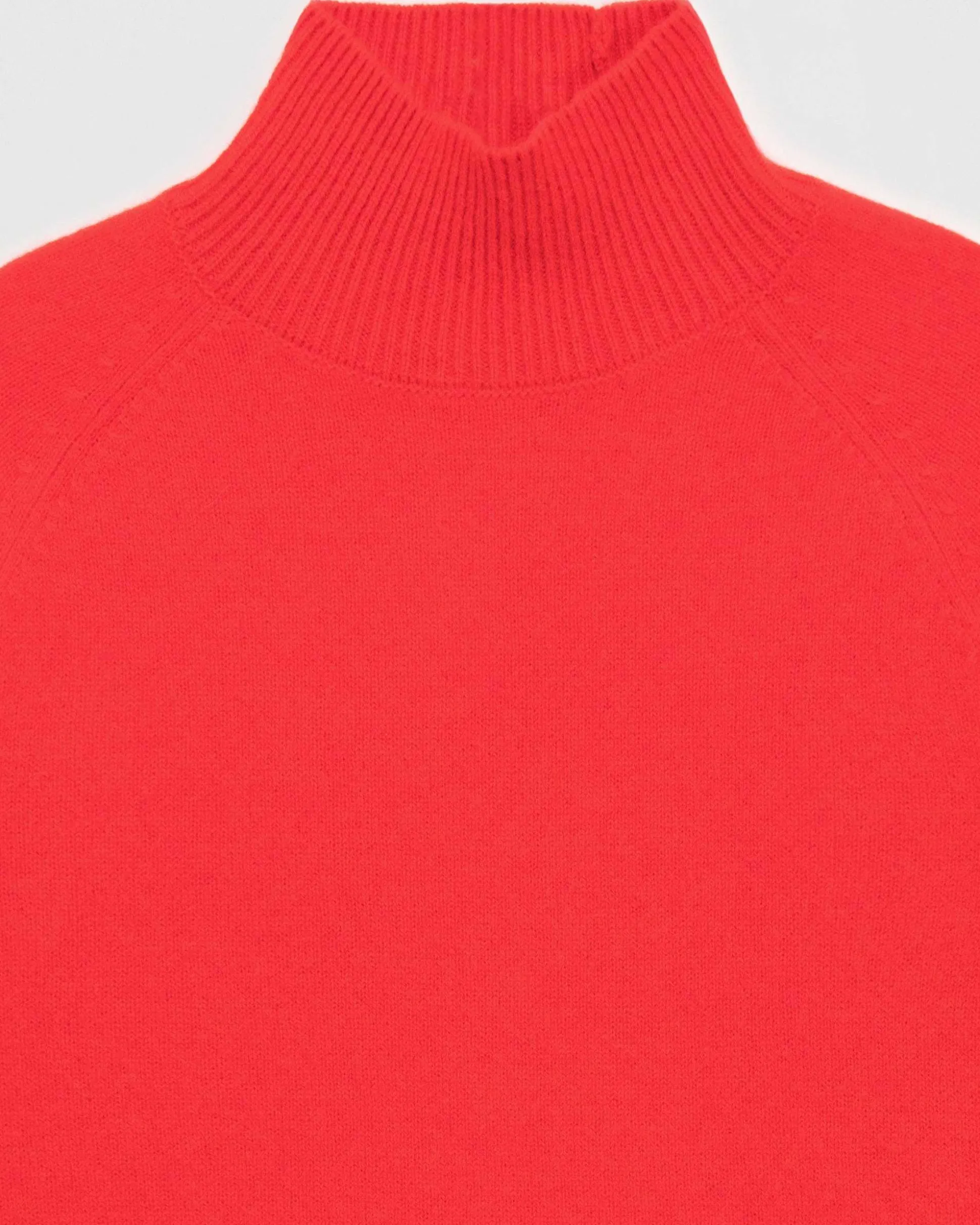 Pull Col Montant Bandes Manches Multicolore Leger