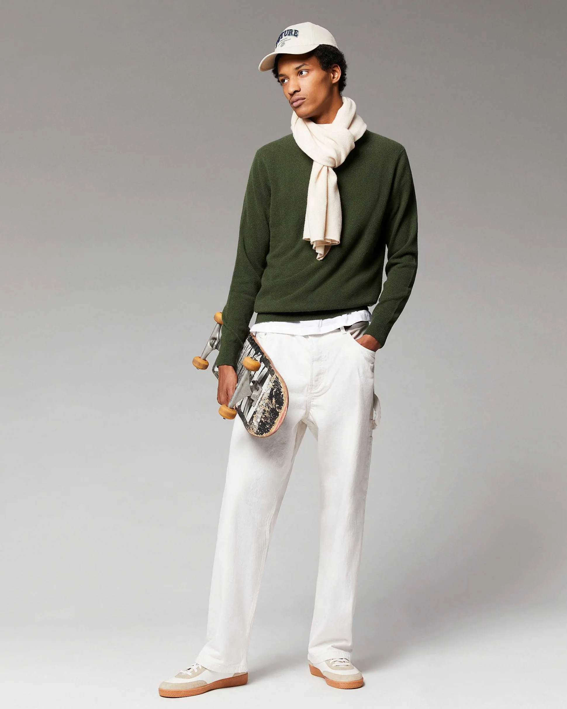 Pull Col Montant Basique Leger