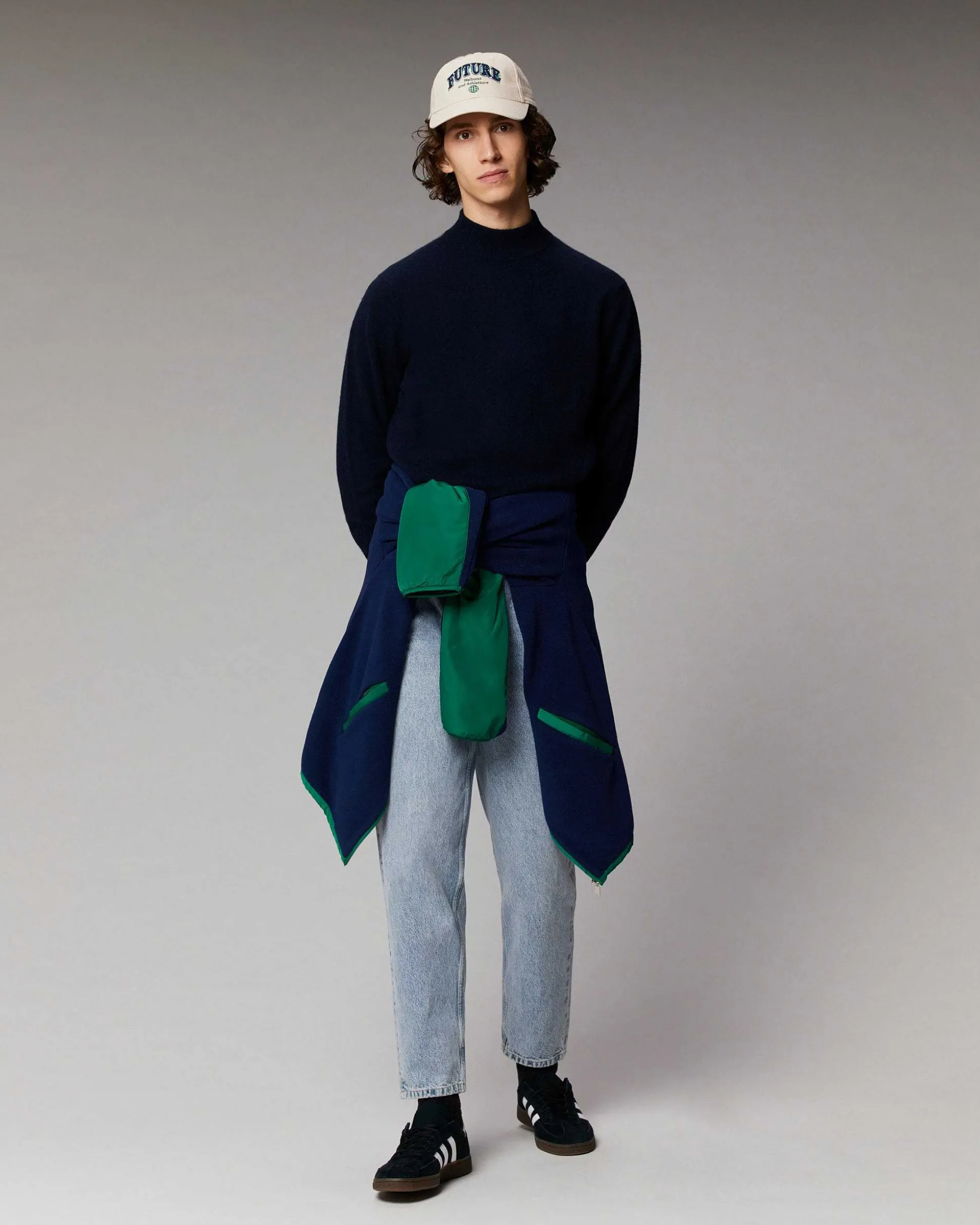 Pull Col Montant Basique Leger