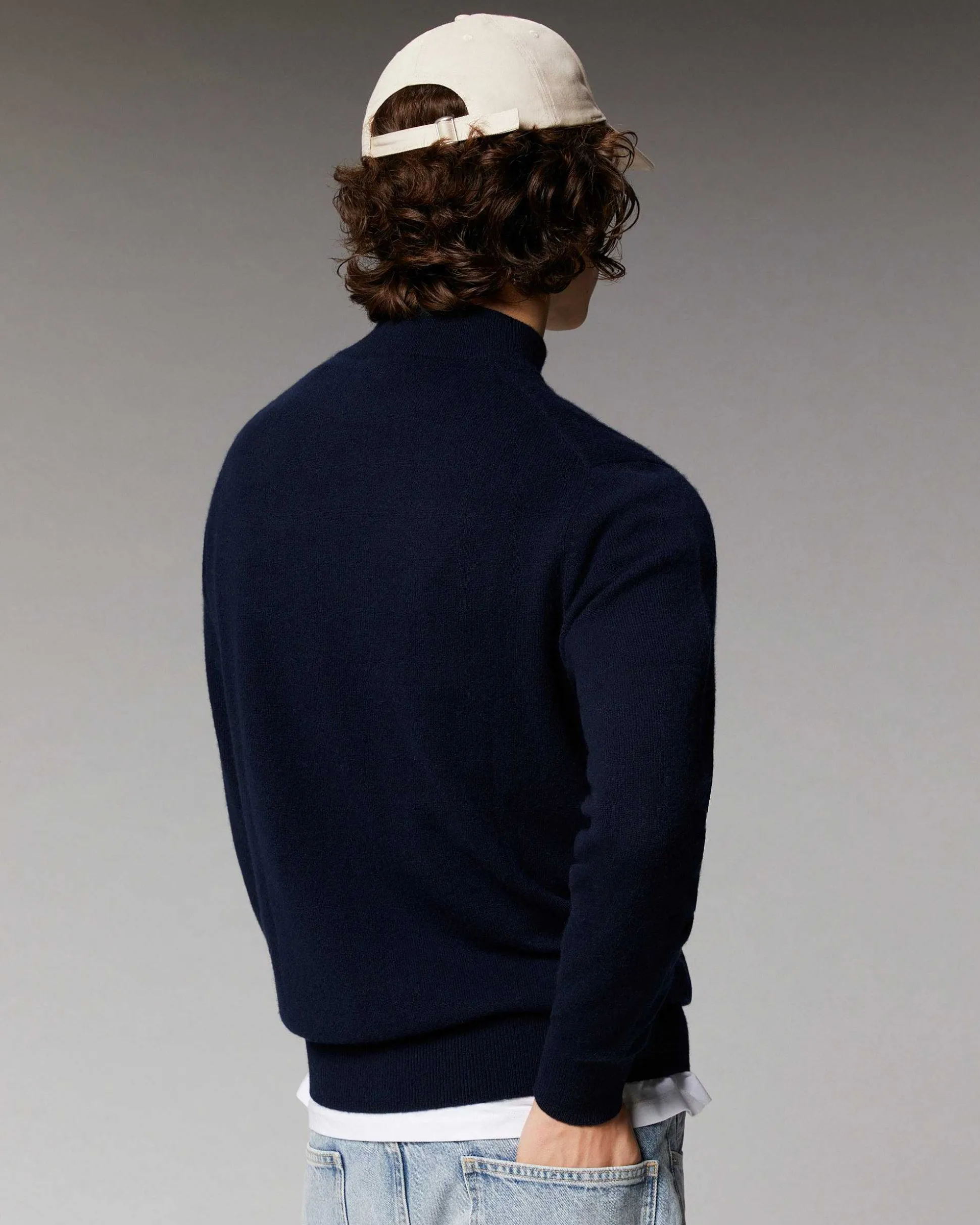 Pull Col Montant Basique Leger