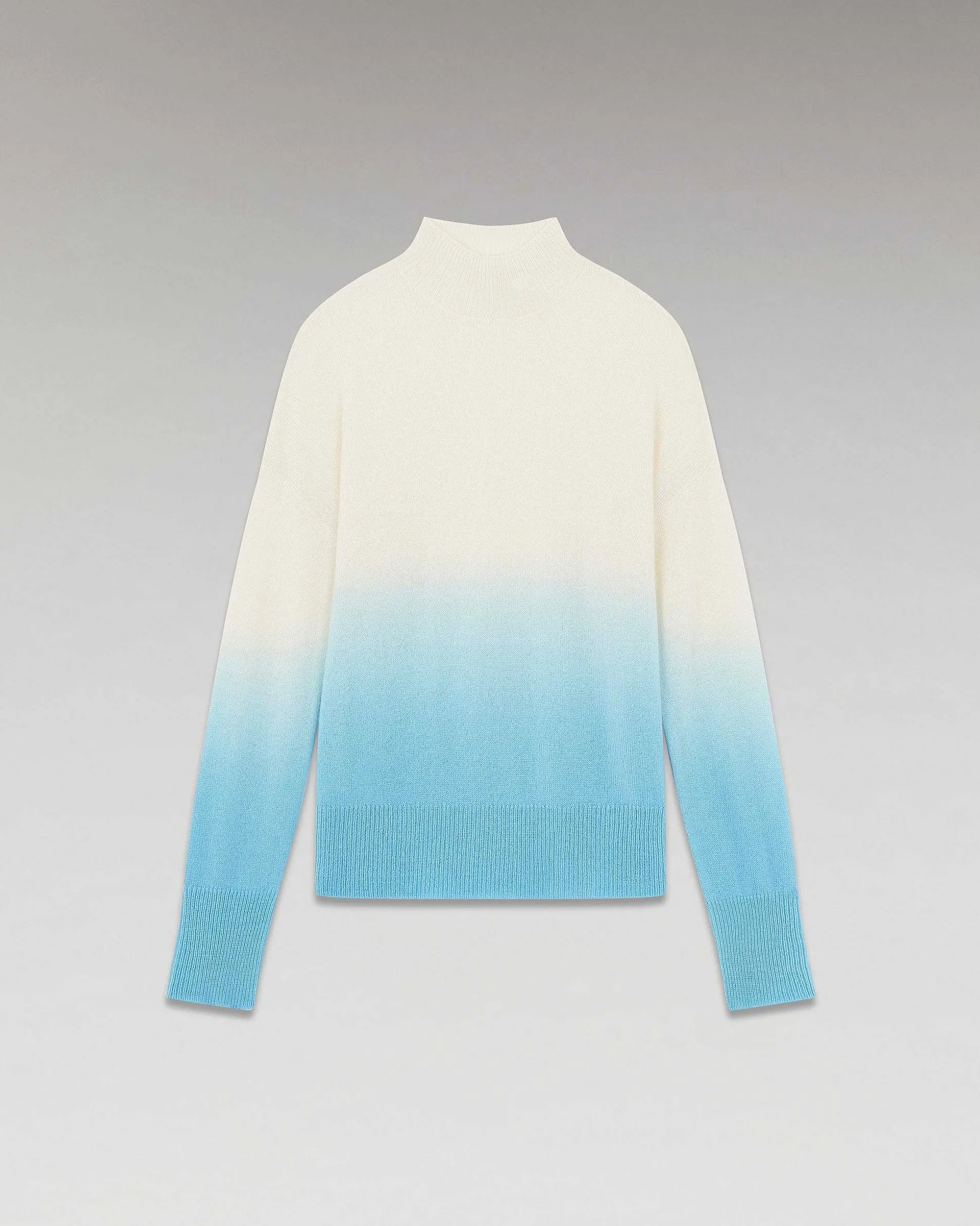 Pull Col Montant Dip Dye Leger