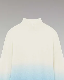 Pull Col Montant Dip Dye Leger
