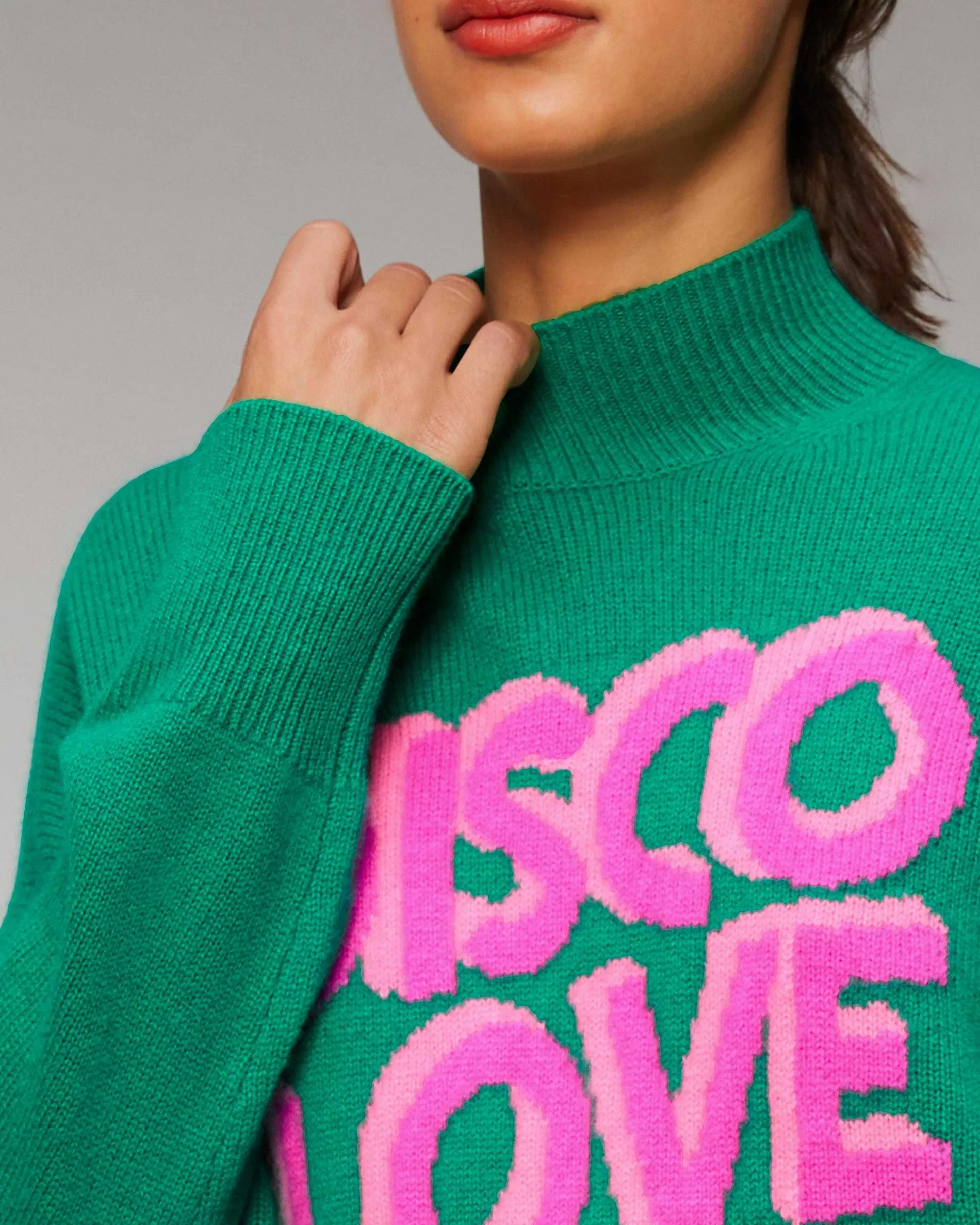 Pull Col Montant Disco Love Club
