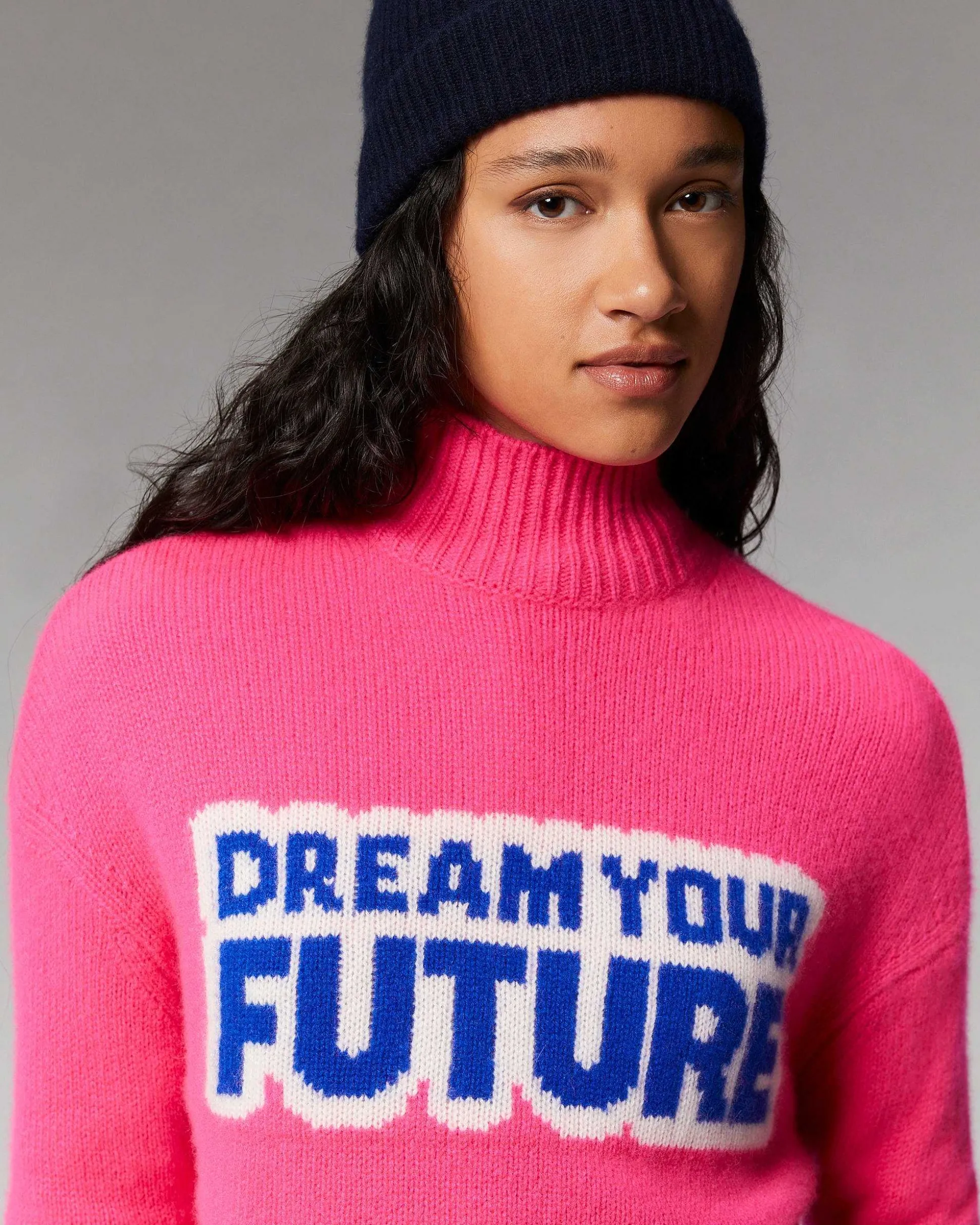 Pull Col Montant Dream Your Future