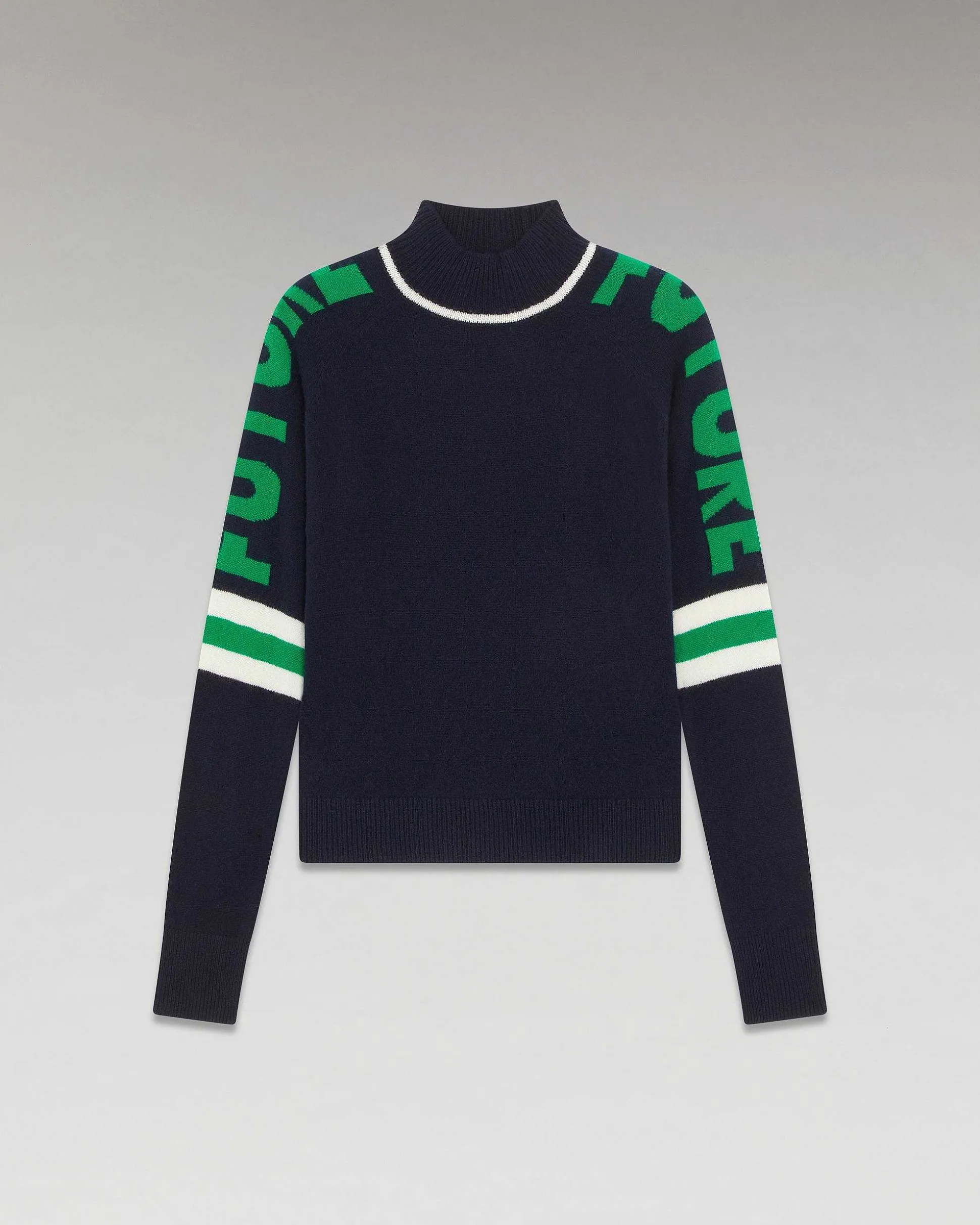 Pull Col Montant Future Contraste Leger