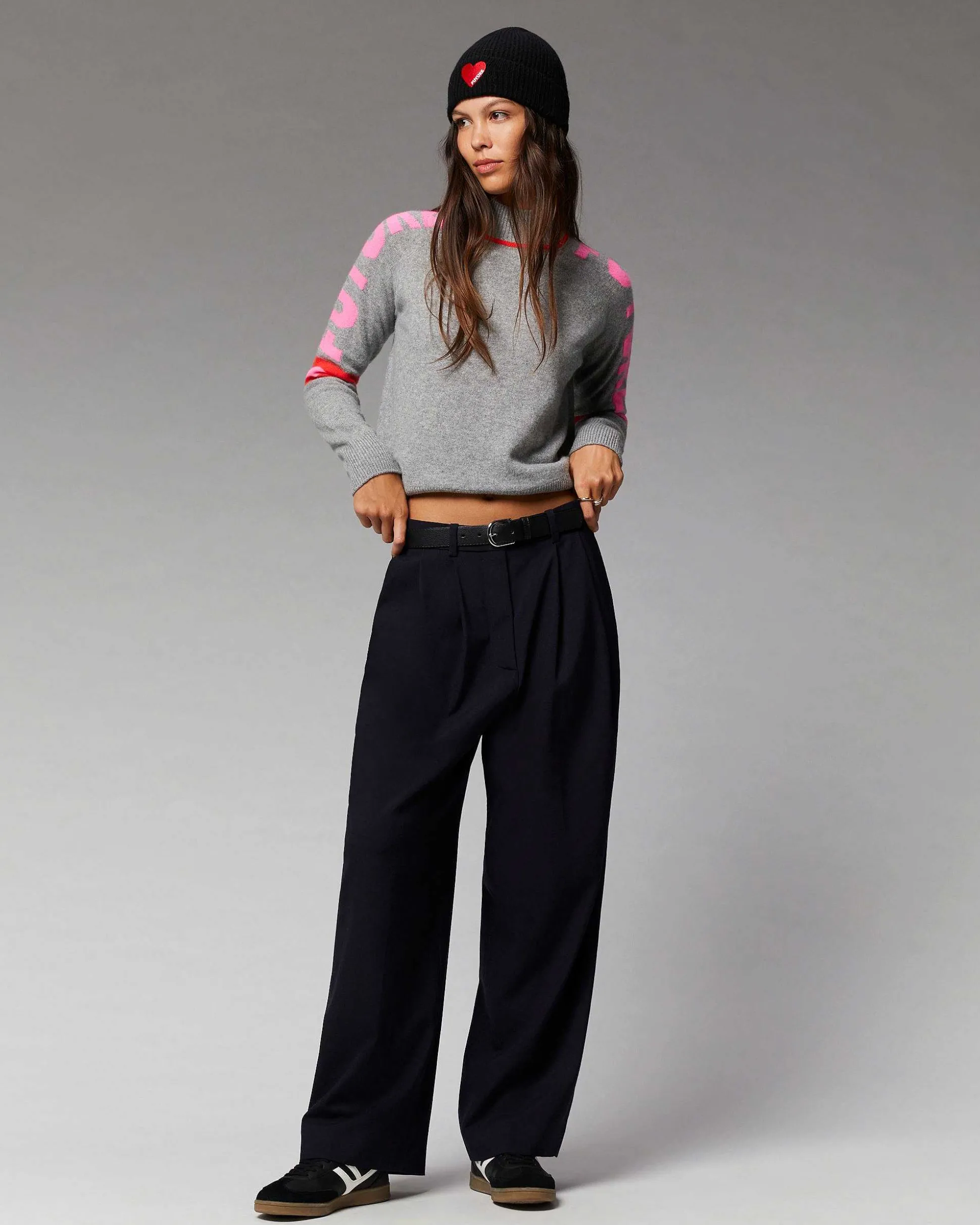 Pull Col Montant Future Contraste Leger