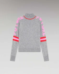 Pull Col Montant Future Contraste Leger