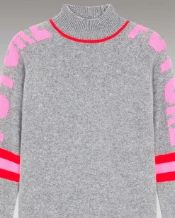 Pull Col Montant Future Contraste Leger