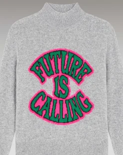 Pull Col Montant Future Is Calling Leger