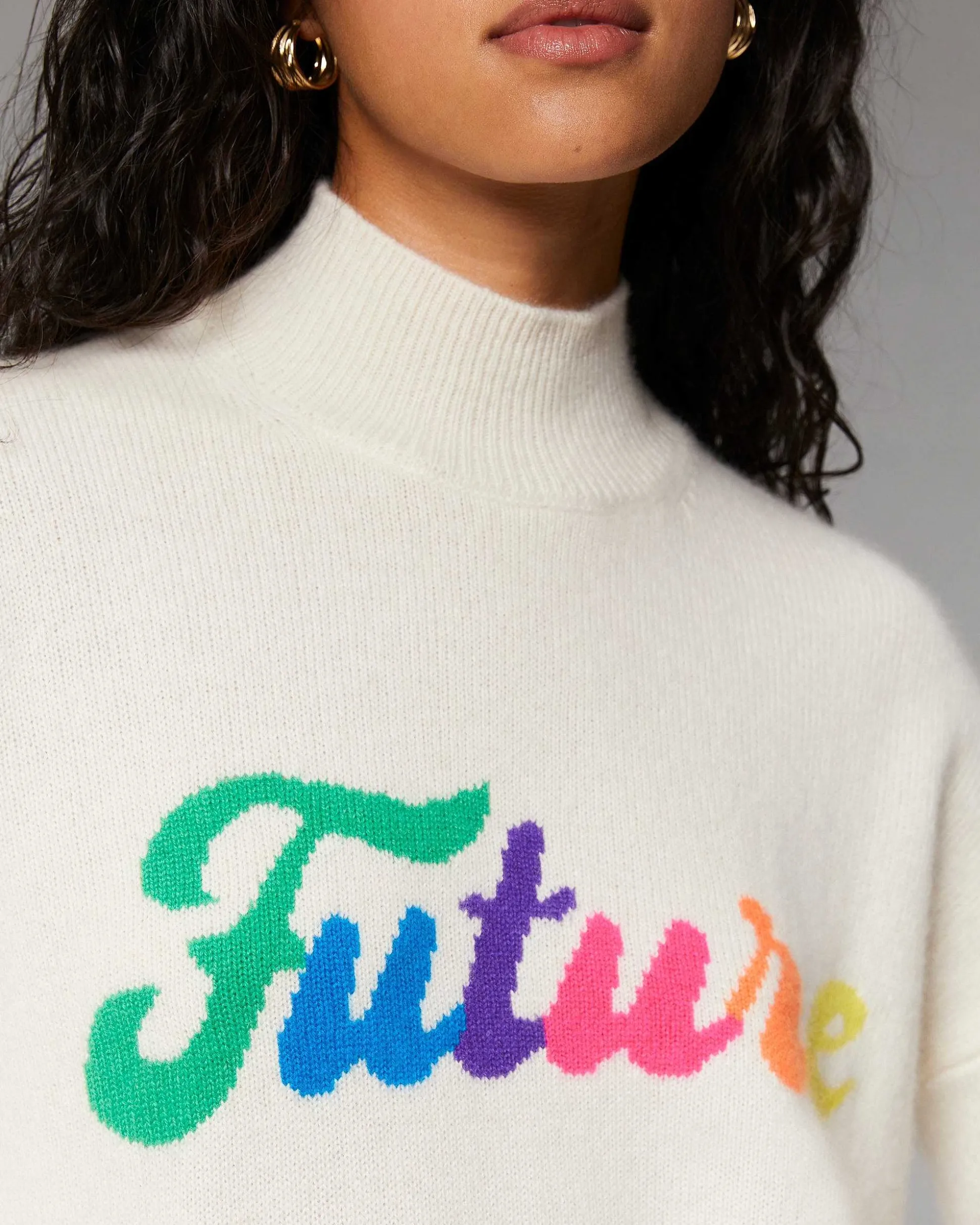 Pull Col Montant Future Multico