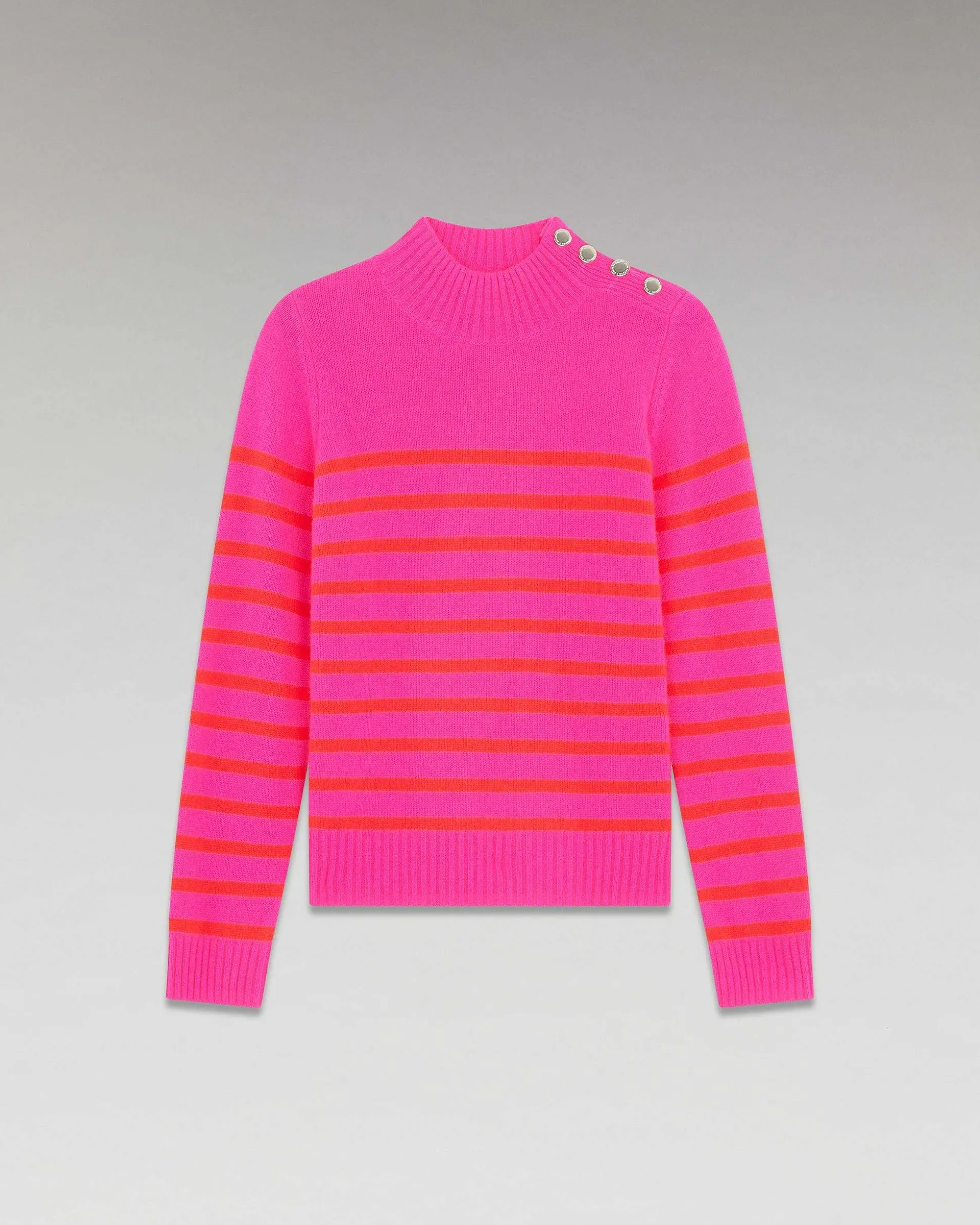 Pull Col Montant Mariniere A Boutons